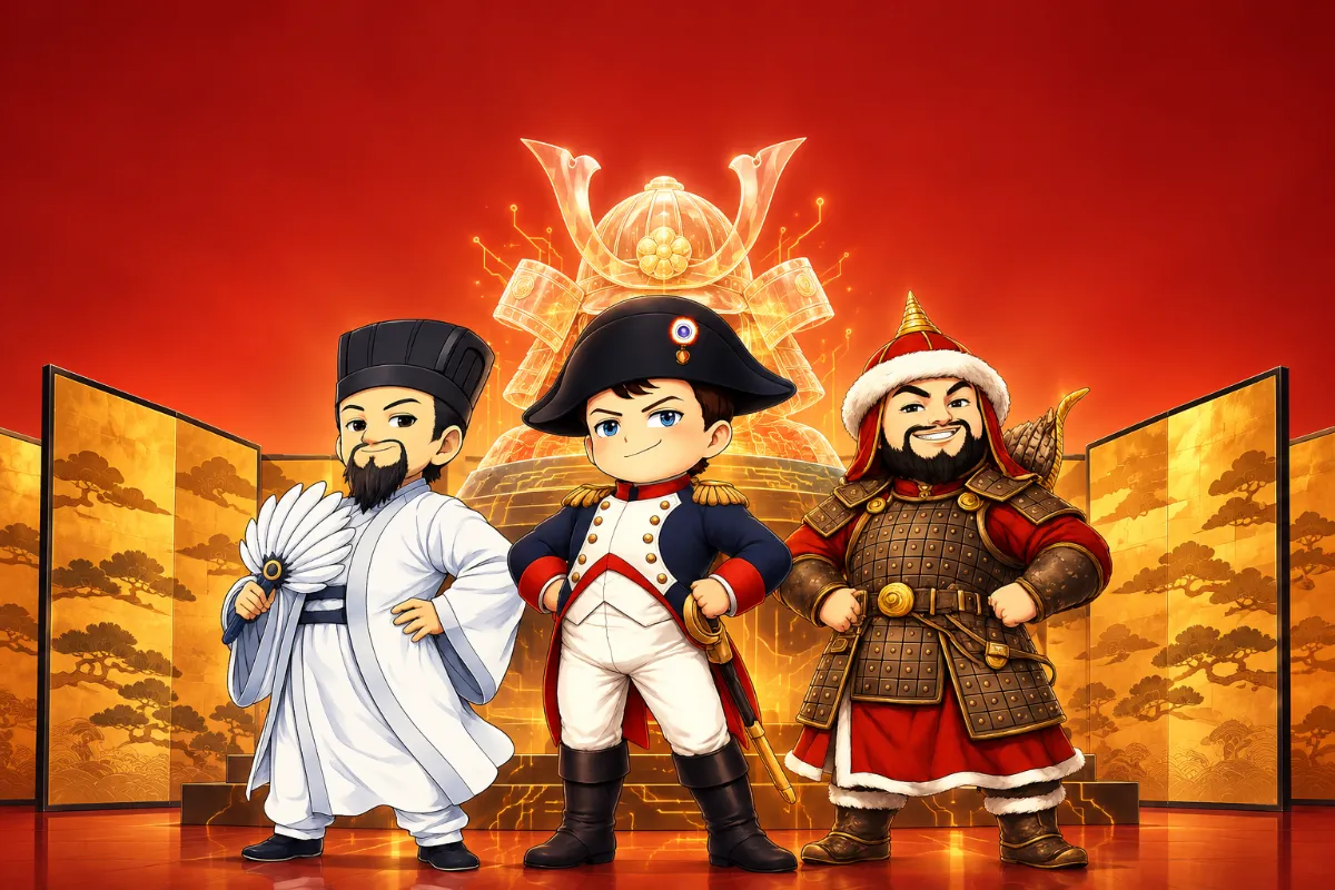 孔明・ナポレオン・チンギスのキャラクター